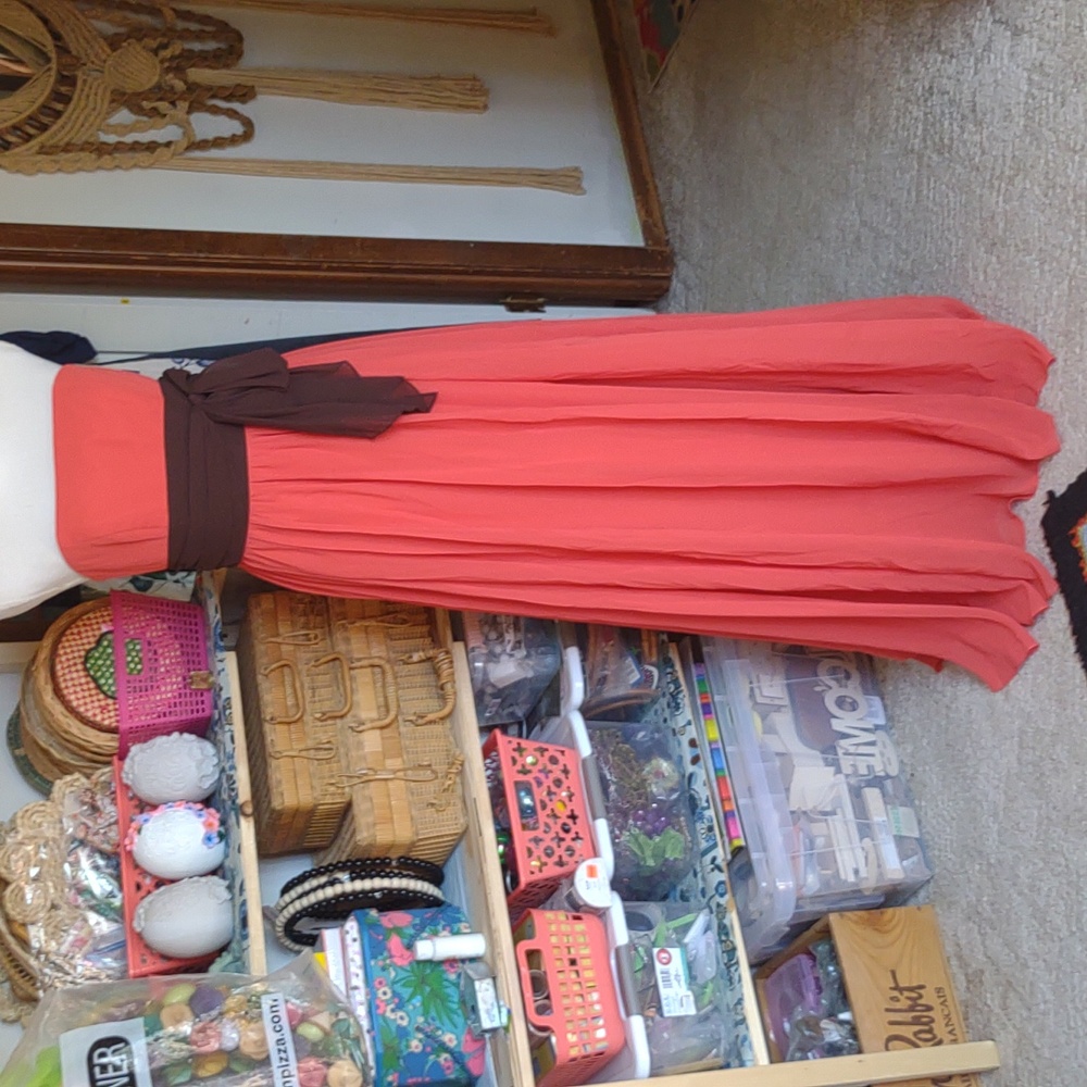 NOS ALFRED ANGELO strapless Floor Length Fully Lined Formal Dress 6